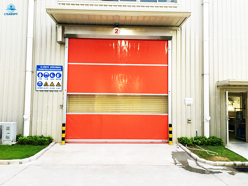 Orange High Speed Roll Up Door Buy Industrial High Speed Roll Up