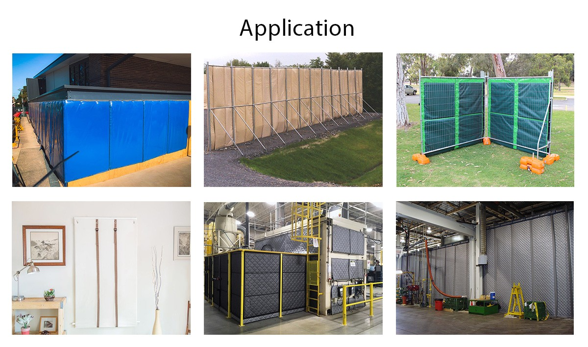 Peach Pink Sound Barriers Tarpaulin for Wall Buy sound attenuation