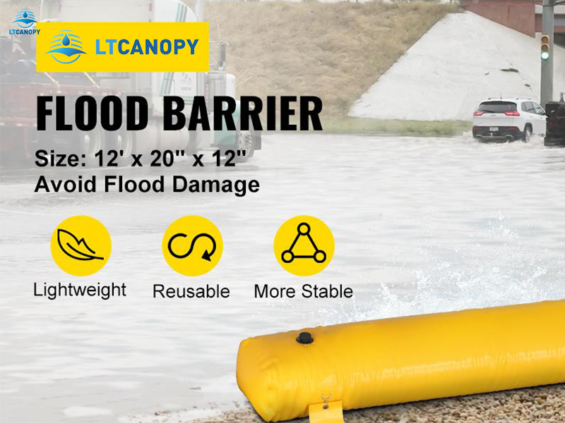 Flood Barrier Hydro Barrier Used for Doorways Garages Buy water